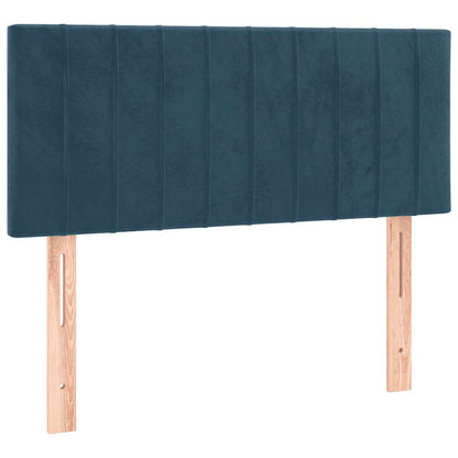 Testiera Blu Scuro 100x5x78/88 cm in Velluto