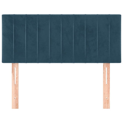 Testiera Blu Scuro 100x5x78/88 cm in Velluto