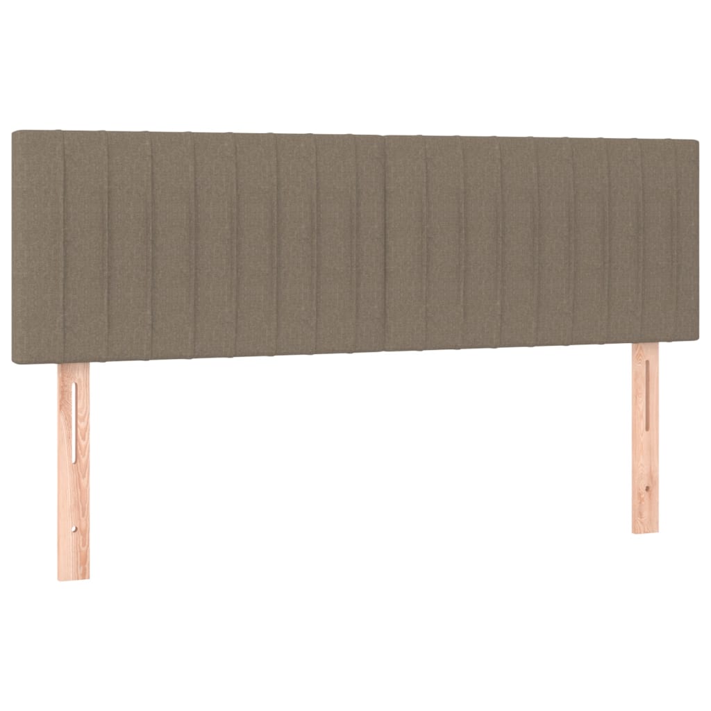 Testiera Tortora 144x5x78/88 cm in Tessuto