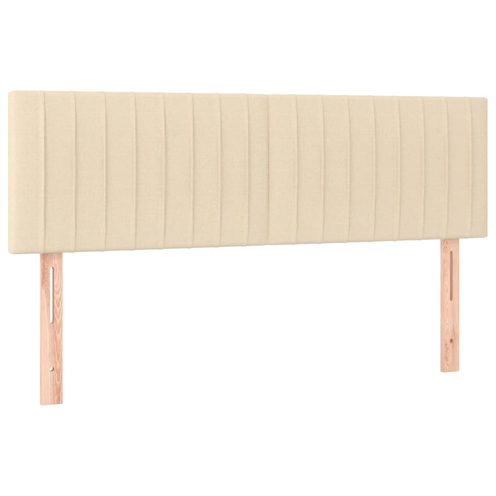 Testiere 2 pz Crema 72x5x78/88 cm in Tessuto