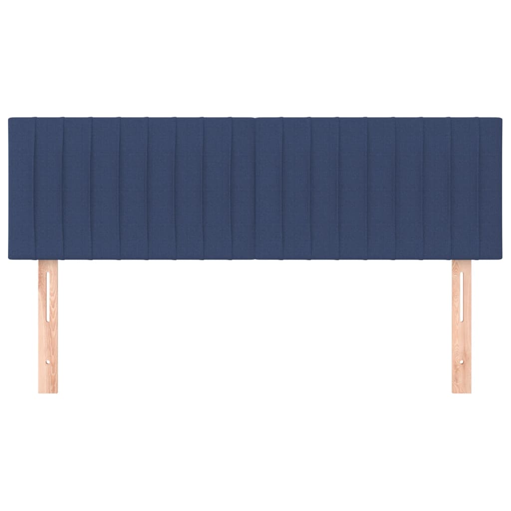 Testiere 2 pz Blu 72x5x78/88 cm in Tessuto