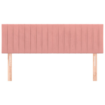 Testiere 2 pz Rosa 72x5x78/88 cm in Velluto