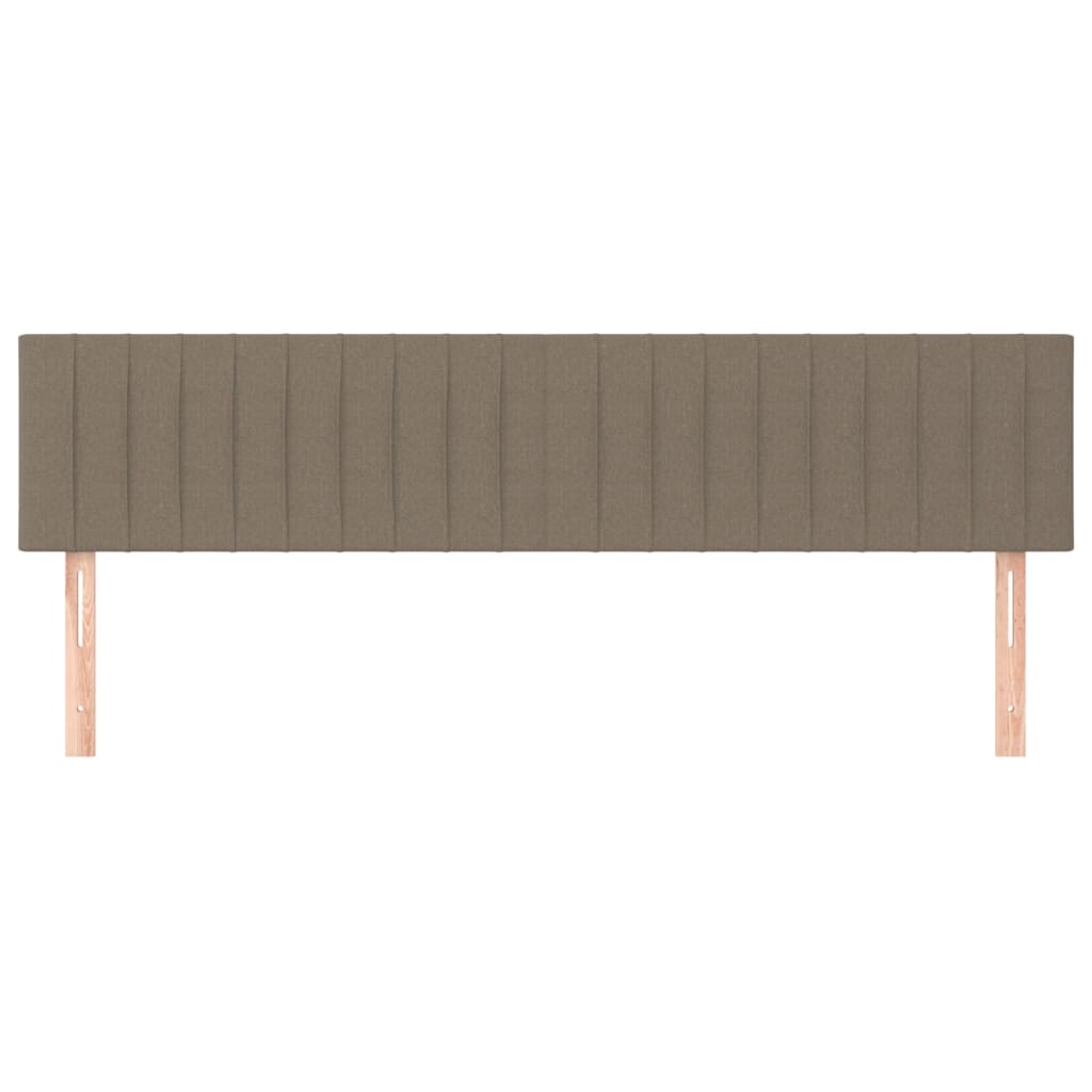 Testiera Tortora 160x5x78/88 cm in Tessuto