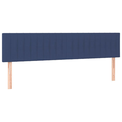 Testiera 2 pz Blu 80x5x78/88 cm in Tessuto