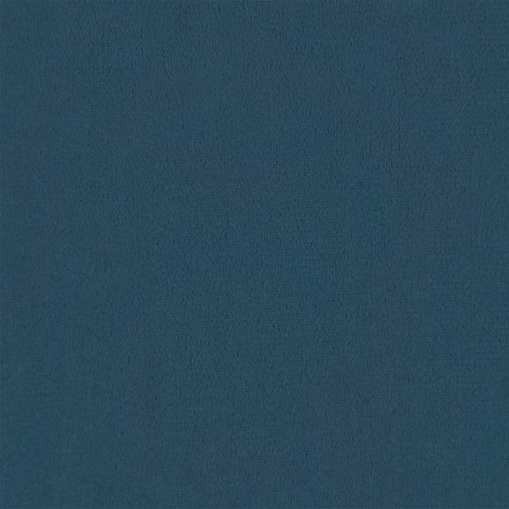 Testiera 2 pz Blu Scuro 80x5x78/88 cm in Velluto