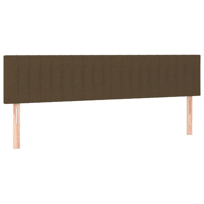 Testiera Marrone Scuro 180x5x78/88 cm in Tessuto
