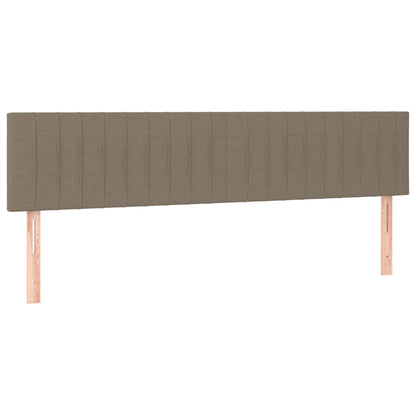 Testiera 2 pz Tortora 90x5x78/88 cm in Tessuto