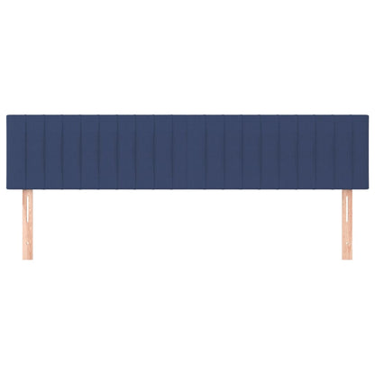 Testiera 2 pz Blu 90x5x78/88 cm in Tessuto