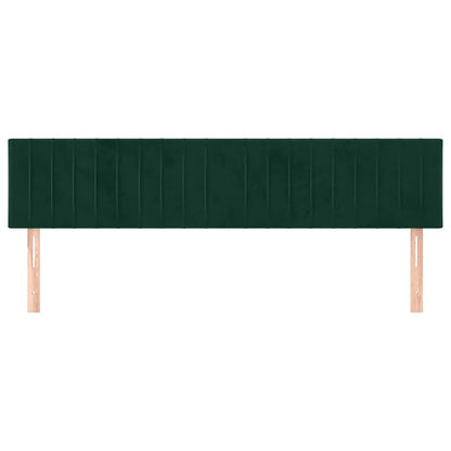 Testiera Verde Scuro 180x5x78/88 cm in Velluto