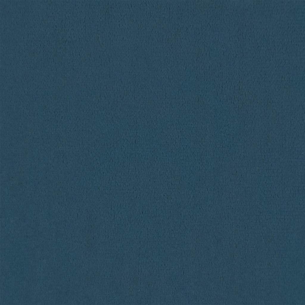 Testiera Blu Scuro 180x5x78/88 cm in Velluto
