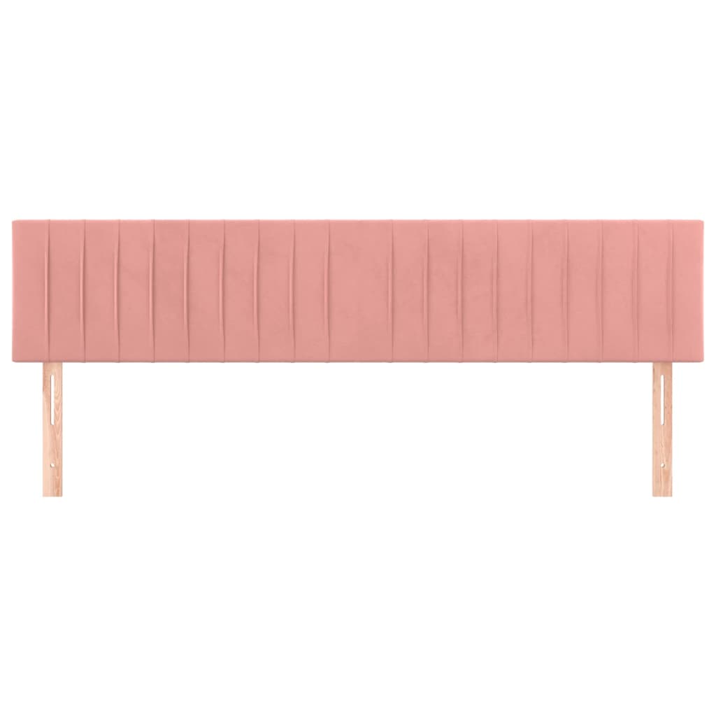 Testiere 2 pz Rosa 100x5x78/88 cm in Velluto