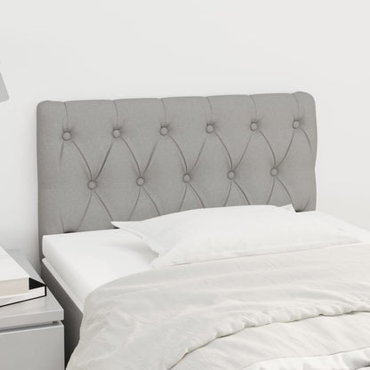 Testiera Grigio Chiaro 80x7x78/88 cm in Tessuto