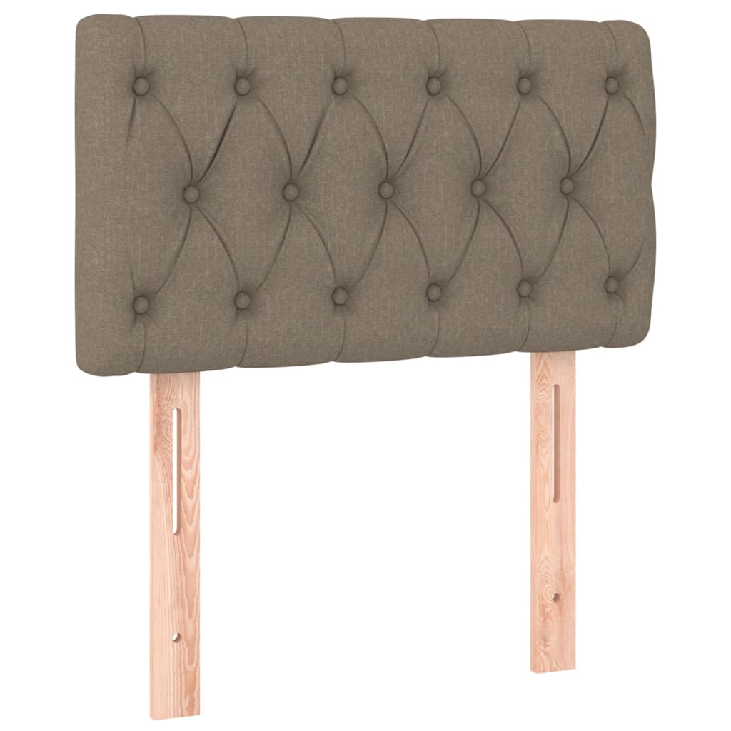 Testiera Tortora 80x7x78/88 cm in Tessuto