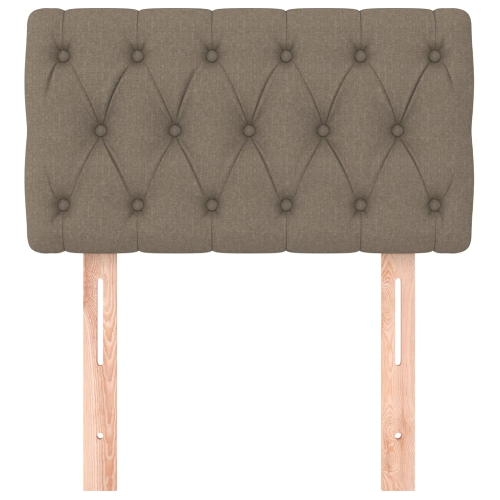 Testiera Tortora 80x7x78/88 cm in Tessuto