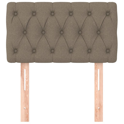 Testiera Tortora 80x7x78/88 cm in Tessuto