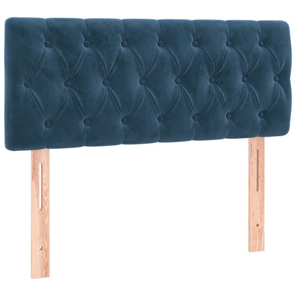 Testiera Blu scuro 90x7x78/88 cm in Tessuto