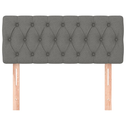 Testiere Grigio Scuro 100x7x78/88 cm in Tessuto