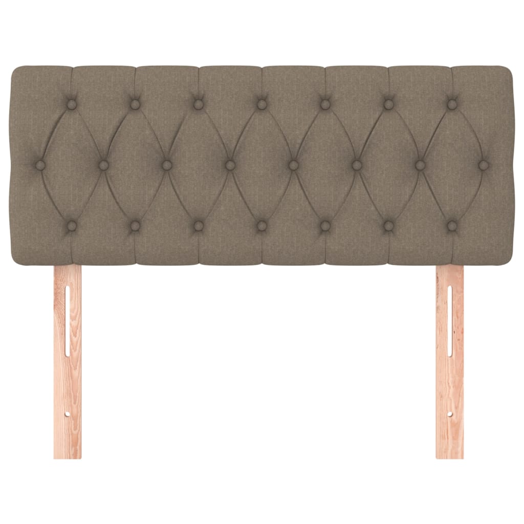 Testiera Tortora 100x7x78/88 cm in Tessuto
