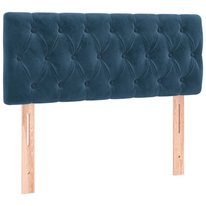 Testiera Blu Scuro 100x7x78/88 cm in Velluto