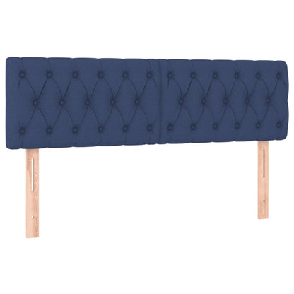 Testiere 2 pz Blu 72x7x78/88 cm in Tessuto
