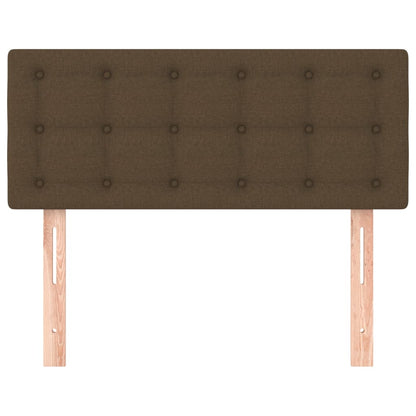 Testiera Marrone Scuro 80x5x78/88 cm in Tessuto
