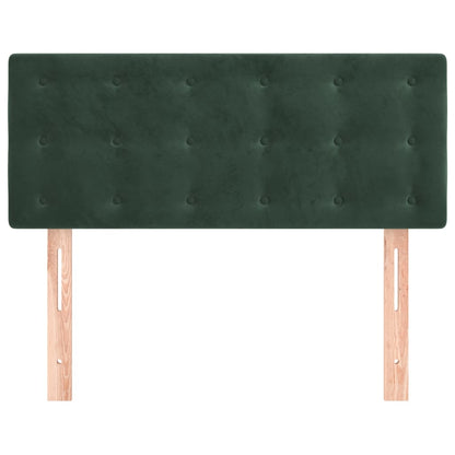 Testiera Verde Scuro 80x5x78/88 cm in Velluto