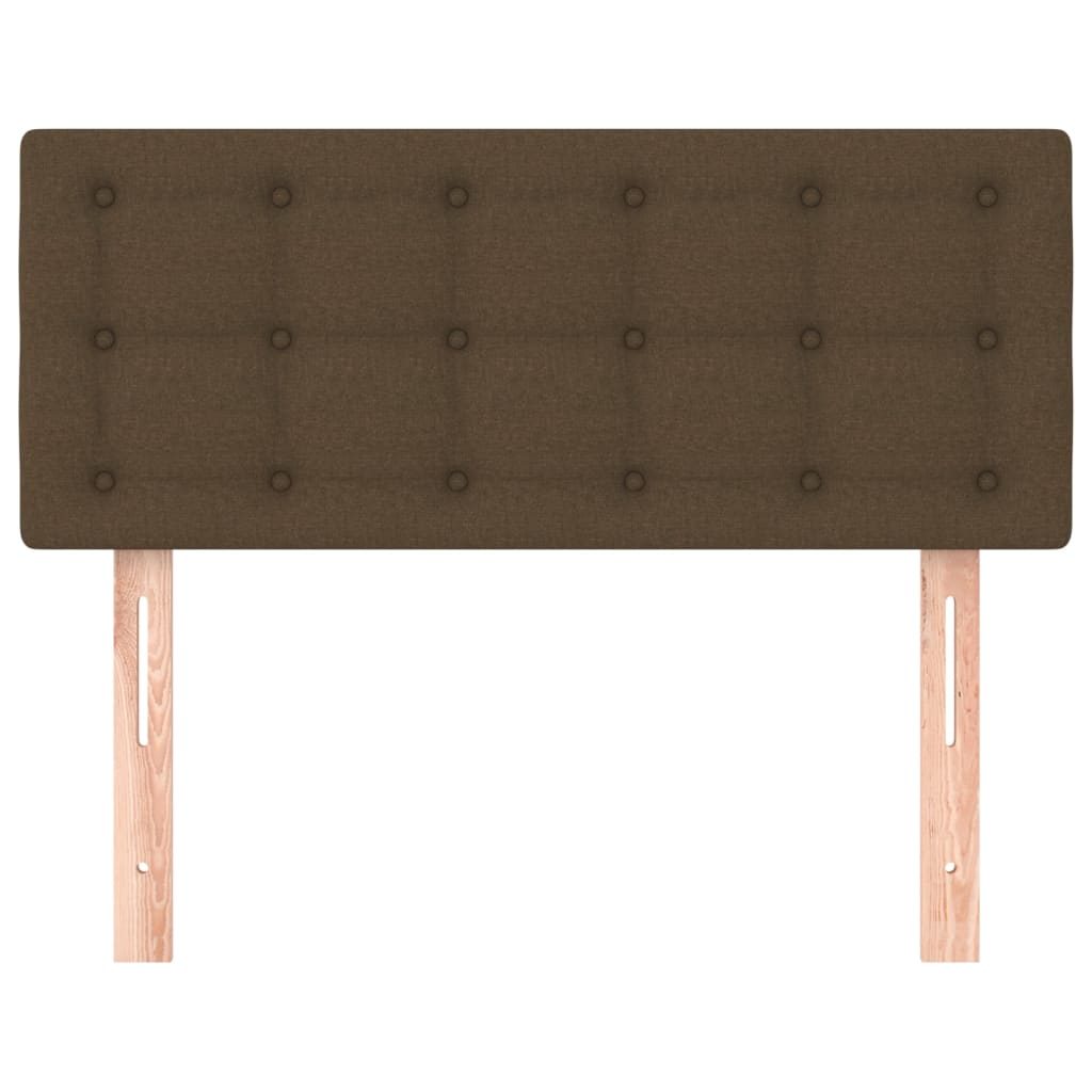 Testiera Marrone Scuro 90x5x78/88 cm in Tessuto