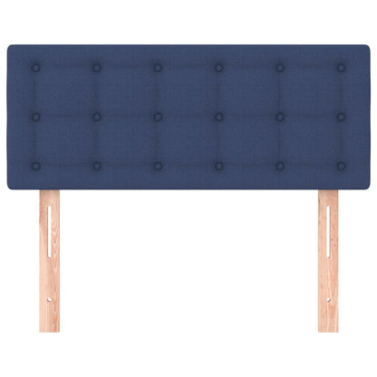 Testiera Blu 90x5x78/88 cm in Tessuto