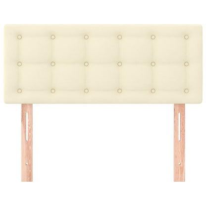 Testiera Crema 90x5x78/88 cm in Similpelle