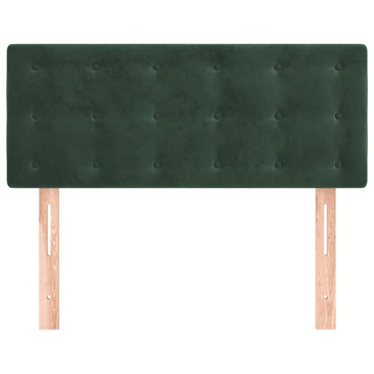 Testiera Verde scuro 90x5x78/88 cm in Velluto