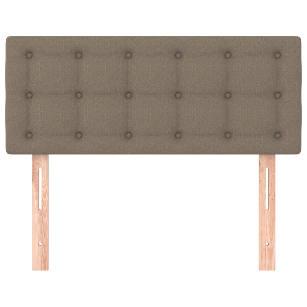 Testiera Tortora 100x5x78/88 cm in Tessuto