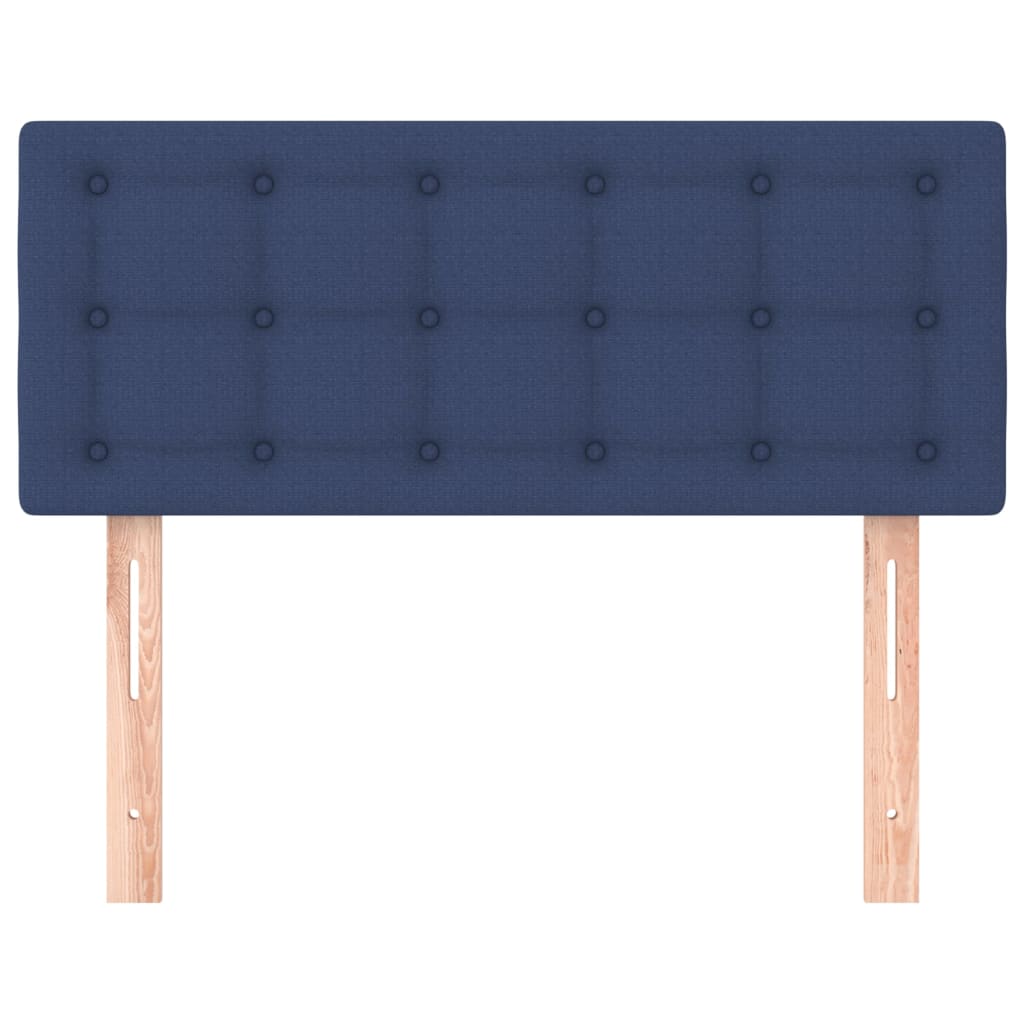 Testiera Blu 100x5x78/88 cm in Tessuto