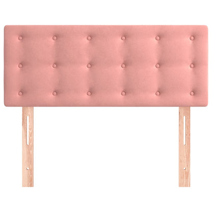Testiera Rosa 100x5x78/88 cm in Velluto