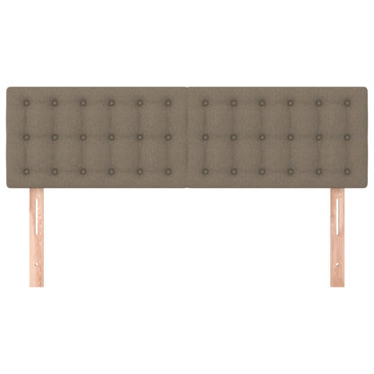 Testiere 2 pz Tortora 72x5x78/88 cm in Tessuto
