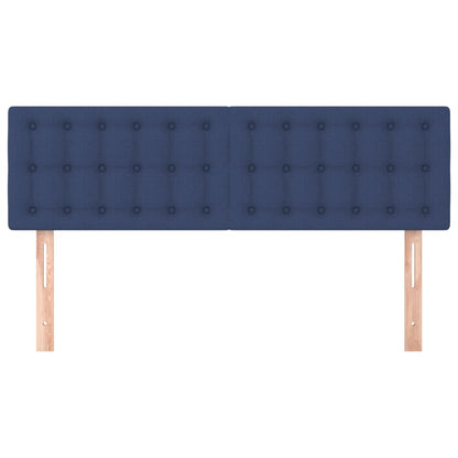 Testiere 2 pz Blu 72x5x78/88 cm in Tessuto