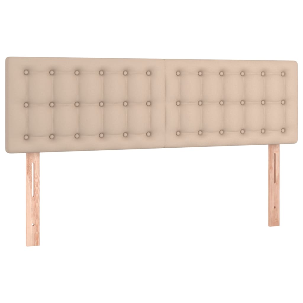 Testiere 2 pz Cappuccino 72x5x78/88 cm in Similpelle