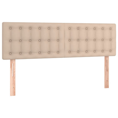 Testiere 2 pz Cappuccino 72x5x78/88 cm in Similpelle