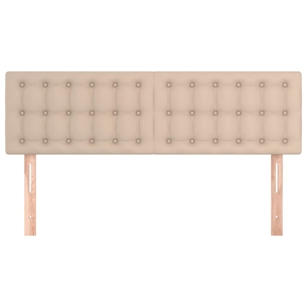 Testiere 2 pz Cappuccino 72x5x78/88 cm in Similpelle
