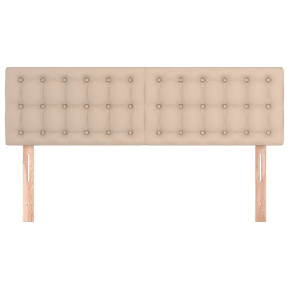 Testiere 2 pz Cappuccino 72x5x78/88 cm in Similpelle