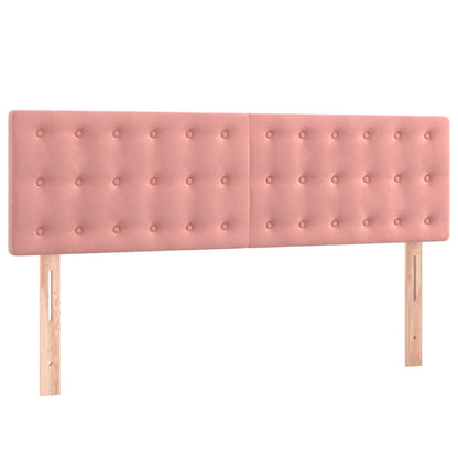 Testiere 2 pz Rosa 72x5x78/88 cm in Velluto