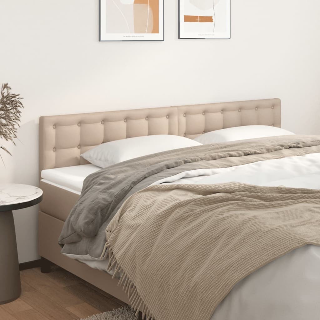 Testiere 2 pz Cappuccino 80x5x78/88 cm in Similpelle