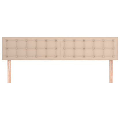 Testiere 2 pz Cappuccino 100x5x78/88 cm in Similpelle
