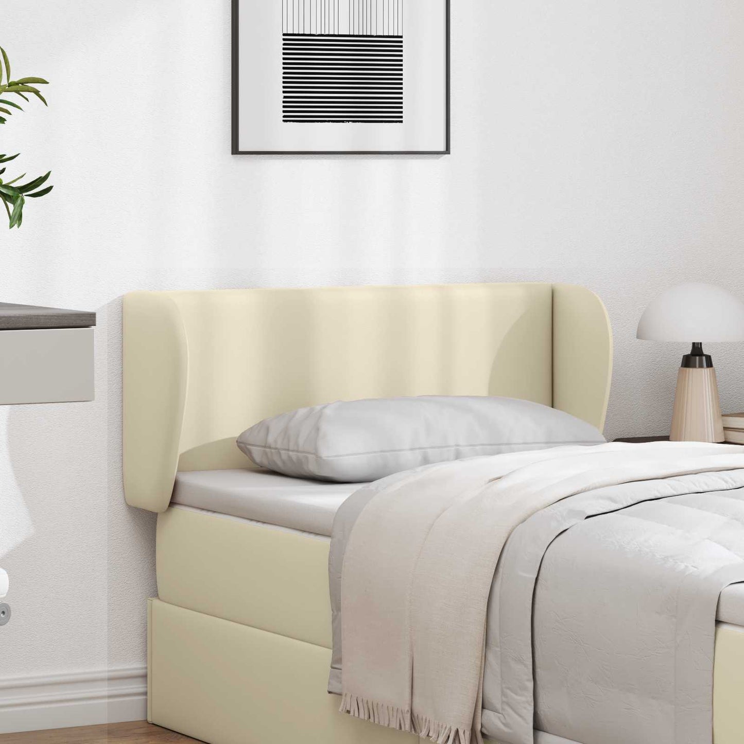 Orecchia della Testata Crema 40 x 23 x 6 cm PVC