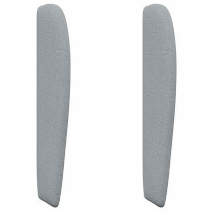 Orecchia della Testata Grigio chiaro 80 x 23 x 6 cm Tessuto