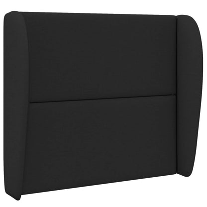 Orecchia della Testata Nero 80 x 23 x 6 cm Schiuma e Tessuto