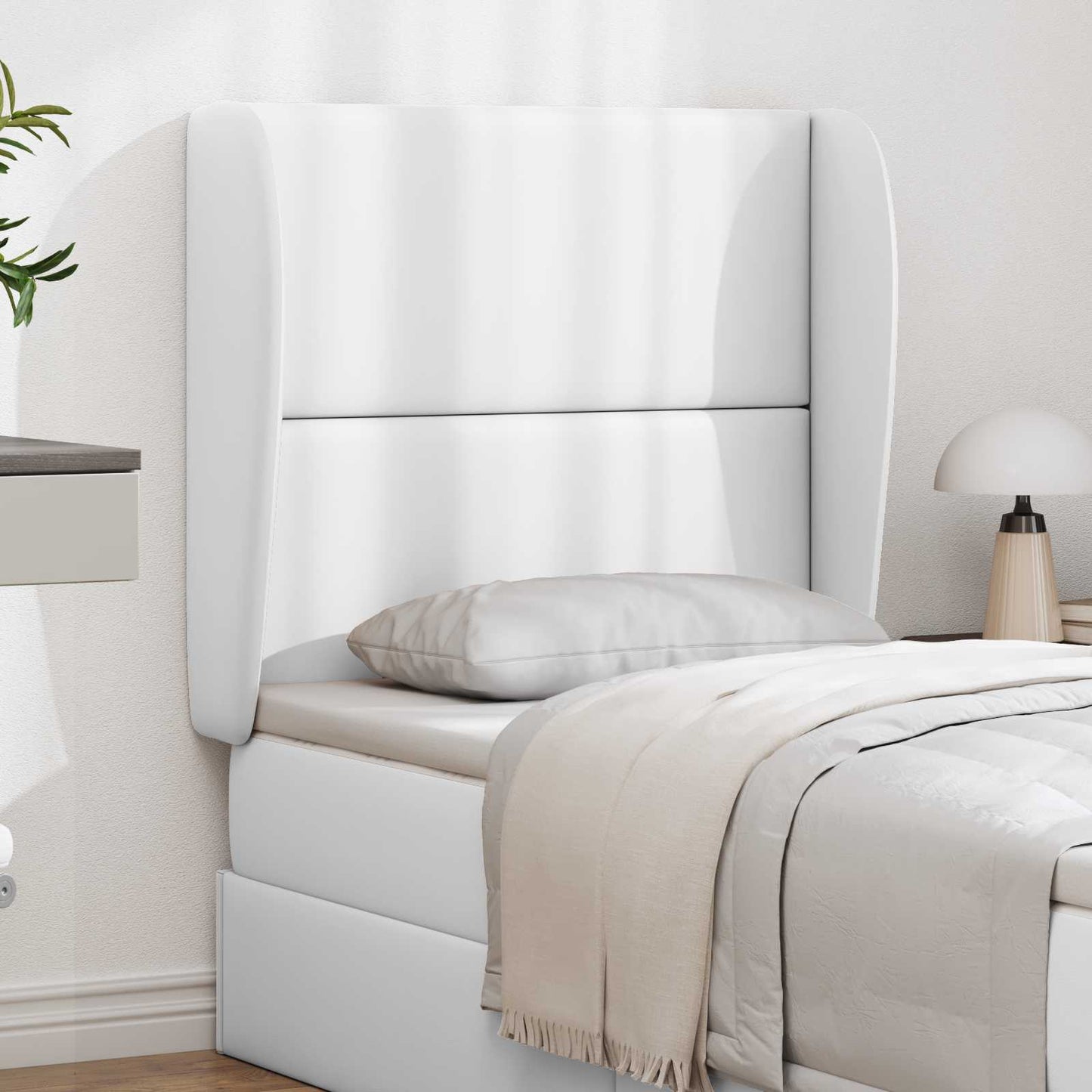 Orecchia della Testata Bianco 80 x 23 x 6 cm PVC