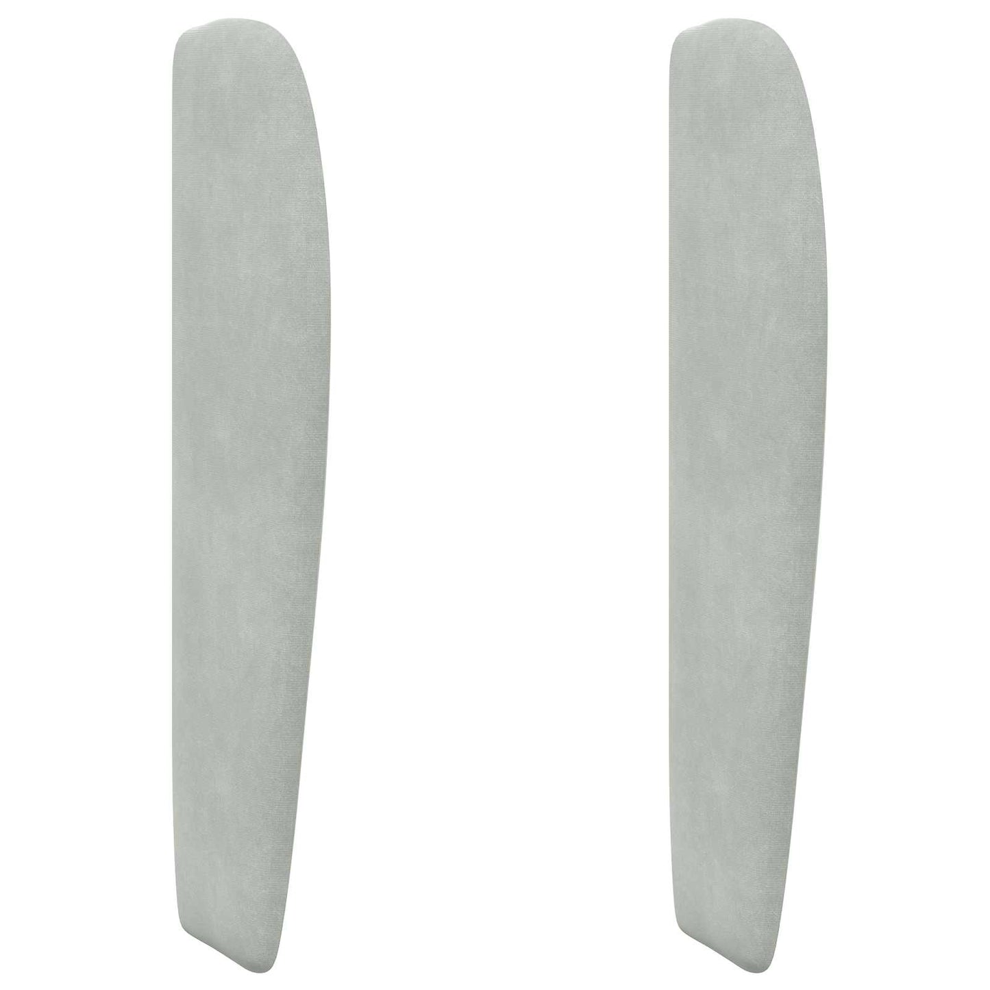 Orecchia della Testata Grigio chiaro 80 x 23 x 6 cm Velluto