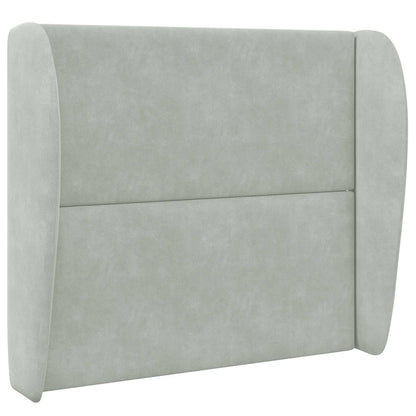 Orecchia della Testata Grigio chiaro 80 x 23 x 6 cm Velluto