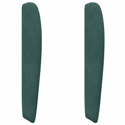 Orecchia della Testata Verde 80 x 23 x 6 cm Velluto
