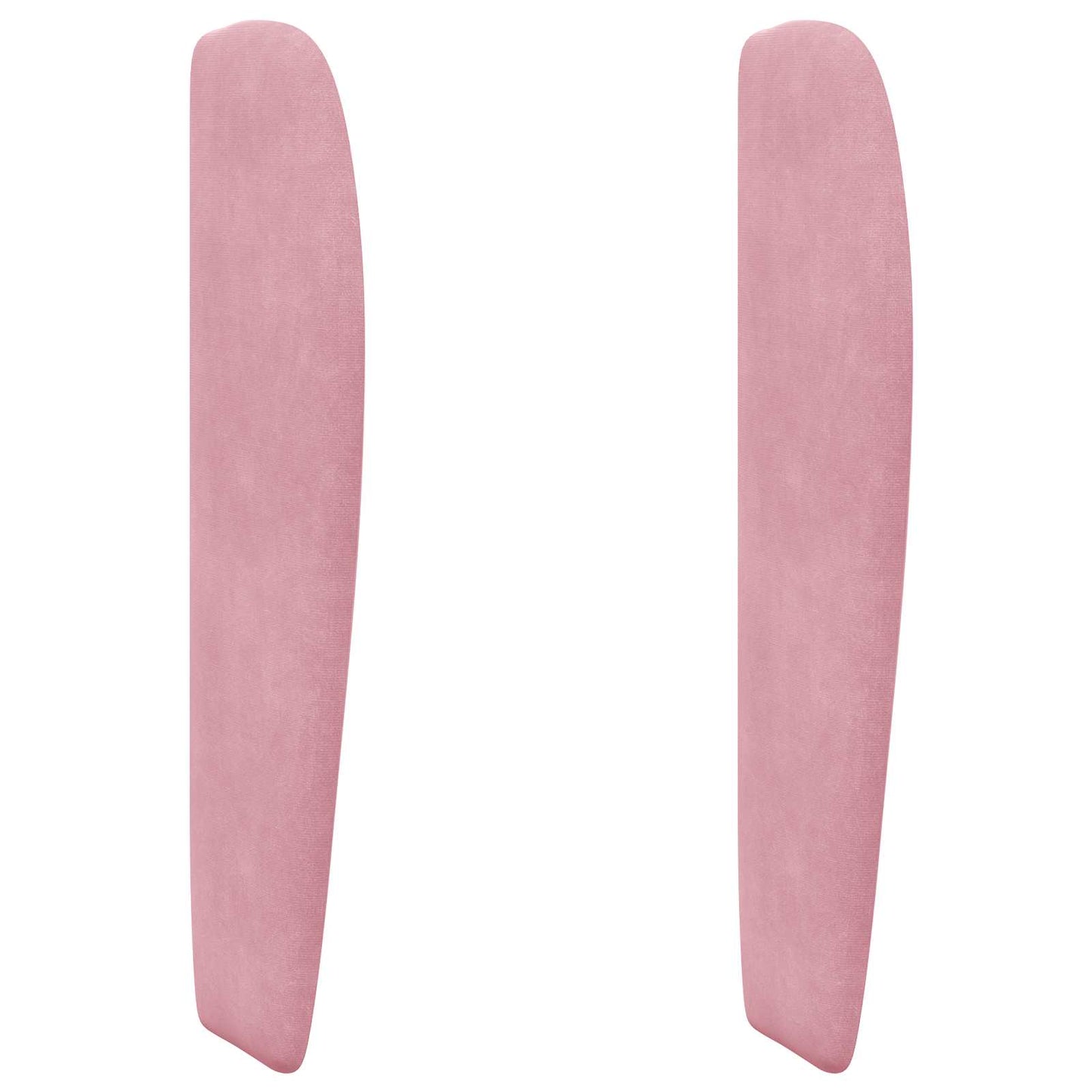 Orecchia della Testata Rosa 80 x 23 x 6 cm Velluto